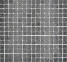 Mosaico di vetro per piscina mosaico galleggiante grigio basalto look grigio scuro carta-legato per piscina - MOS200-A09