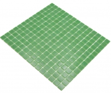 Mosaico di vetro Piastrelle di mosaico verde Schienale della cucina MOS200-A23