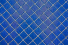 Piastrella di mosaico in vetro Mosaico di piscina blu scuro Mosaico di piscina classico incollato su carta