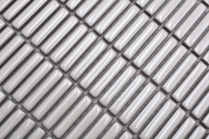 Aste in ceramica a mosaico retrò anni 50-60 cinghie bianco antico lucido MOS24-BM3