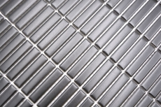 Aste in ceramica a mosaico retrò anni 50-60 cinturini neri opachi MOS24-BM8