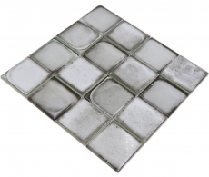 Piastrella di mosaico di vetro Retro Vinatage stile cemento grigio pastello MOS88-S02