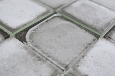 Piastrella di mosaico di vetro Retro Vinatage stile cemento grigio pastello MOS88-S02