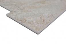 Tappetino autoadesivo in vinile effetto pietra beige grigio rettangolare MOS200-SP01