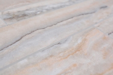 Tappetino autoadesivo in vinile effetto pietra bianco grigio oro rettangolare MOS200-SP06