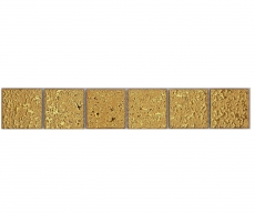 Bordo a mosaico Struttura in oro MOS16BOR-0707