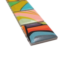 Bordo a mosaico colorato Pop UP ART Andy Warhole stile retro motivo ceramica MOS14BOR-1605