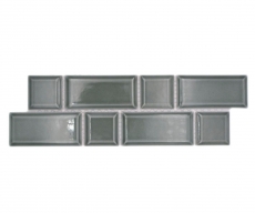 Bordo a mosaico Metro uni petrol mix MOS26BORWM-0218