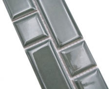 Bordo a mosaico Metro uni petrol mix MOS26BORWM-0218