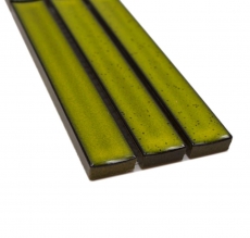Bordi a mosaico aste verde chiaro specchiato lucido MOS24BOR-CS16