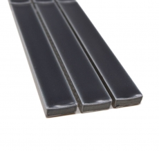 Bacchette con bordo a mosaico nero lucido MOS24BOR-CS36