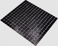 Piastrella di vetro a mosaico nero a macchie Backsplash cucina MOS50-0302-P