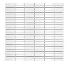 Ceramica mosaico bianco lucido bambù look mosaico piastrelle cucina parete backsplash bagno doccia parete MOS24-BM1_f
