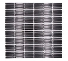 Ceramica mosaico nero lucido bambù look mosaico piastrelle cucina muro piastrelle backsplash bagno doccia muro MOS24-BM2_f