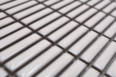 Ceramica mosaico bianco antico lucido bambù look mosaico piastrelle cucina muro piastrelle backsplash bagno doccia muro MOS24-BM3_f