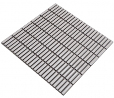 Ceramica mosaico bianco antico lucido bambù look mosaico piastrelle cucina muro piastrelle backsplash bagno doccia muro MOS24-BM3_f