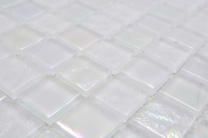 Piastrella di mosaico di vetro mosaico iridium bianco lucido piastrella di mosaico cucina piastrella di muro specchio bagno doccia parete MOS65-S10_f
