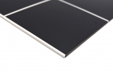 Piastrelle a mosaico autoadesive nero opaco look nero piastrelle a mosaico cucina muro piastrelle backsplash bagno MOS200-B03_f