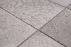 Piastrelle a mosaico autoadesive grigio opaco aspetto shabby chic piastrelle a mosaico parete cucina backsplash bagno MOS200-SCELLO_f