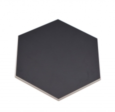Piastrelle di mosaico autoadesive nero opaco aspetto esagonale piastrelle di mosaico cucina parete backsplash bagno MOS200-S03_f