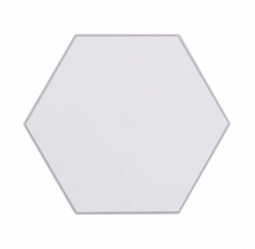 Piastrelle a mosaico autoadesive bianco opaco aspetto esagono piastrelle a mosaico parete cucina backsplash bagno MOS200-S01_f