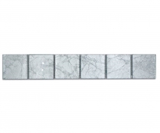 Border Border mosaico argento lucido piastrelle mosaico cucina piastrelle muro specchio bagno doccia parete MOS123BOR-8SB26_f