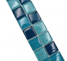 Borde mosaico mix multicolore lucido piastrelle mosaico cucina piastrelle muro specchio bagno doccia MOS88BOR-XCE95_f