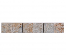 Border Border mosaico mix chiaro multicolore opaco aspetto tappeto piastrelle mosaico cucina piastrelle muro specchio bagno doccia MOS14BOR-47CS_f