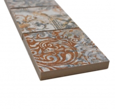 Border Border mosaico mix forte multicolore opaco aspetto tappeto piastrelle mosaico cucina piastrelle muro specchio bagno doccia MOS16BOR-71CV_f