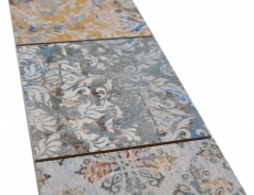 Border Border mosaico mix forte multicolore opaco aspetto tappeto piastrelle mosaico cucina piastrelle muro specchio bagno doccia MOS23BOR-95CV_f