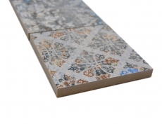 Border Border mosaico mix forte multicolore opaco aspetto tappeto piastrelle mosaico cucina piastrelle muro specchio bagno doccia MOS23BOR-95CV_f