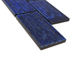 Border Border mosaico blu lucido aspetto composito piastrelle di mosaico parete cucina backsplash bagno doccia parete MOS26BOR-KAS6_f