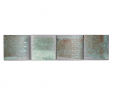 Border Border mosaico verde lucido 3D look mosaico piastrelle cucina muro piastrelle specchio bagno doccia muro MOS88BOR-XB20_f