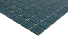 Piastrella di vetro a mosaico verde petrolio lucido aspetto piscina piastrella di mosaico parete cucina piastrella specchio bagno doccia parete MOS200-A58_f