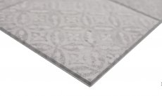Campione a mano mosaico autoadesivo in vinile ornamento grigio shabby chic MOS200-SCELLO_m