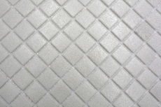 Mosaico in vetro dipinto a mano Mosaico da piscina Mosaico galleggiante Bianco antico Grigio chiaro Crema MOS200-A03_m