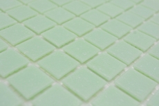 Mosaico in vetro dipinto a mano Mosaico da piscina Mosaico galleggiante Verde chiaro Verde pastello Macchie MOS200-A21_m