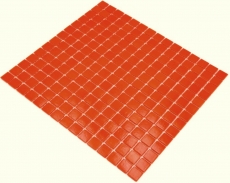 Campione a mano di mosaico in vetro rosso chiaro MOS200-A95_m