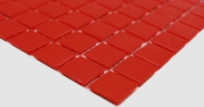 Campione a mano di mosaico di vetro rosso MOS200-A96_m