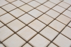 Jasba Senja Mosaico puro in ceramica gres acero opaco effetto legno cucina bagno doccia MOSJB21 1 tappetino