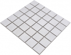 Piastrelle di ceramica a mosaico Jasba stone bianco opaco effetto pietra muro cucina bagno muro doccia / 10 tappetini a mosaico