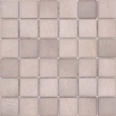 Jasba Village mosaico in ceramica gres sabbia beige opaco effetto pietra cucina bagno doccia MOSJB541 1 tappetino