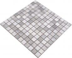 Piastrelle di mosaico ceramico Jasba cemento-mix opaco aspetto cemento parete cucina piastrelle bagno parete doccia / 10 tappetini di mosaico