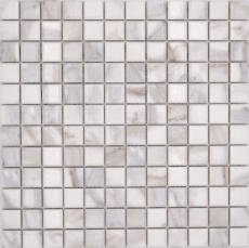 Jasba Agrob Buchtal Fresh Marble & More mosaico in ceramica gres carrara bianco ottico lucido aspetto marmo cucina bagno doccia MOSJBMM17 1 tappetino