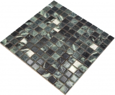 Jasba Agrob Buchtal Fresh Marble & More mosaico in ceramica gres verde alpi lucido effetto marmo cucina bagno doccia MOSJBMM21 1 tappetino