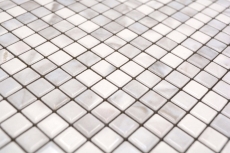 Jasba Agrob Buchtal Fresh Marble & More mosaico in ceramica gres carrara bianco ottico lucido aspetto marmo cucina bagno doccia MOSJBMM23 1 tappetino