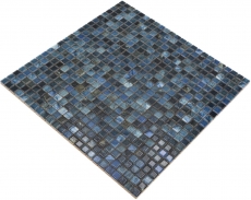 Jasba Agrob Buchtal Fresh Marble & More mosaico in ceramica gres labradorite blu lucido aspetto marmo cucina bagno doccia MOSJBMM26 1 tappetino