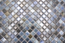 Jasba Agrob Buchtal Fresh Marble & More mosaico in ceramica gres labradorite blu lucido aspetto marmo cucina bagno doccia MOSJBMM26 1 tappetino