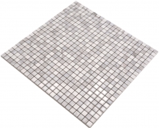 Piastrelle di ceramica a mosaico Jasba carrara look bianco lucido look marmo parete cucina piastrelle bagno parete doccia / 10 tappetini a mosaico