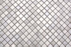 Piastrelle di ceramica a mosaico Jasba carrara look bianco lucido look marmo parete cucina piastrelle bagno parete doccia / 10 tappetini a mosaico